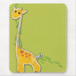 adorable baby giraffe background mouse mat