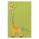 adorable baby giraffe background customised stationery