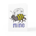 Adorable Bee Mine Valentine Tees and Gifts cards