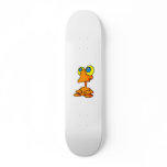 Adorable Big Eyed Alien skateboards