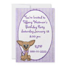 Adorable Childrens Birthday Invitation