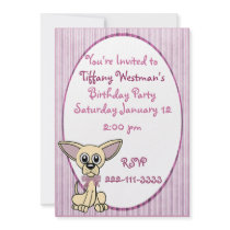 Adorable Childrens Birthday Invitation