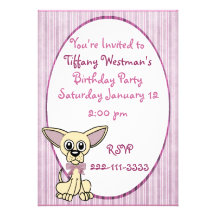 Adorable Childrens Birthday Invitation