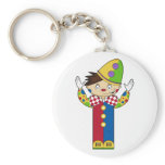 Adorable Circus Clown Keychain