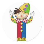 Adorable Circus Clown Sticker