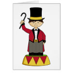 Adorable Circus Ringmaster Card