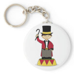 Adorable Circus Ringmaster Keychain
