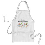 Adorable Cupcakes with Saying Aprons