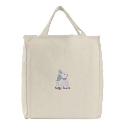 Adorable Customisable Bunny with Purple Bow by naturetees