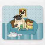 Adorable Customisable Couch Pugtato Tees, Gifts mousepads