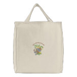 Adorable Customisable Monkey Tote Bags embroidered bags