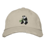 Adorable Customisable Panda Hat embroidered hats