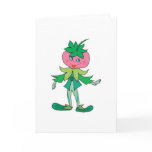 adorable cute berry elf character cards