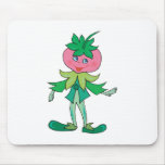 adorable cute berry elf character mouse pads