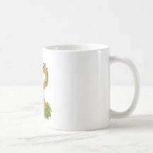 Adorable Cute Love Giraffes Heart Shaped Kissing Coffee Mugs