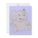 Adorable Elephant ME! invite invitations
