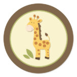 Adorable Giraffe Envelope Seals or Toppers
