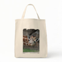 Adorable Giraffe Grocery Tote Bag