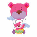 adorable hot air balloon bear photo sculptures