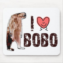 Adorable!  I LOVE <3 BOBO design - Finding Bigfoot Mouse Mats
