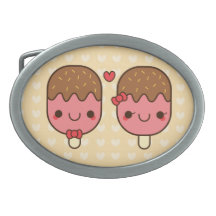 Adorable Kawaii Ice Cream Bars Belt Buckle