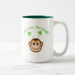Adorable Kiss Me, I'm Irish Monkey Face Tees, Gift mugs