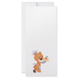 adorable little baker bakery bear with cake rack cards