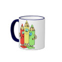 Adorable Pencil Characters mugs