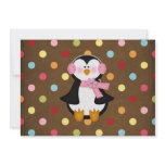 adorable Penguin invitations