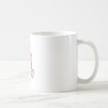adorable pink goofball monster mug