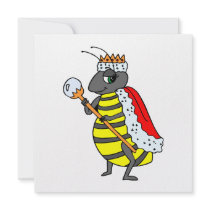Adorable Queen Bee Cartoon