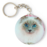 Adorable Siamese Cat 1 Keychains