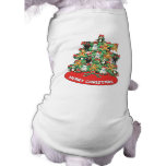 Adorable Teddy Bear Ornaments Christmas Tree Pet Tee Shirt