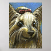 Adorable Yorkie Print