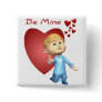 Adorable Young Man With Engagement Ring Caricature