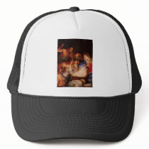 Adoration-of-baby-Jesus-by-shepherds-reni Hat