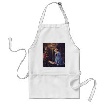 Adoration Of The Child And St. Bernard Apron