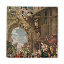 Adoration of the Kings, 1573 Fridge Magnet