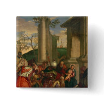 Adoration of the Kings Pinback Buttons