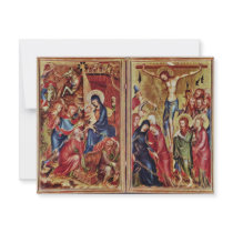 Adoration Of The Kings Right Wing  By Meister Des Custom Announcement
