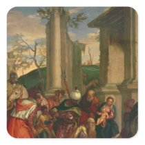 Adoration of the Kings Square Sticker