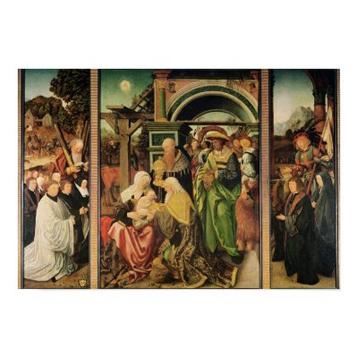 Adoration of the Magi 2 Print by bridgemanart