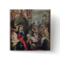 Adoration of the Magi Button