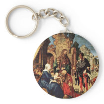 Adoration Of The Magi By Albrecht Dürer Key Chains