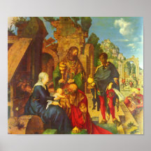 Adoration of the Magi by Albrecht Durer Posters