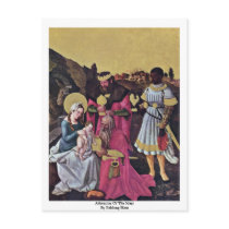 Adoration Of The Magi By Baldung Hans Post Card