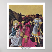 Adoration Of The Magi By Baldung Hans Print