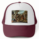 Adoration Of The Magi By Correggio Mesh Hat