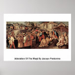 Adoration Of The Magi By Jacopo Pontormo Poster