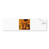 Adoration of the Magi by Leonardo Da Vinci Bumper Sticker